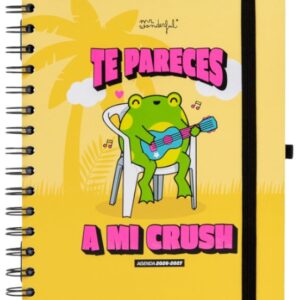 Agenda Mr. Wonderful 2026-27 semanal - Te pareces a mi crush