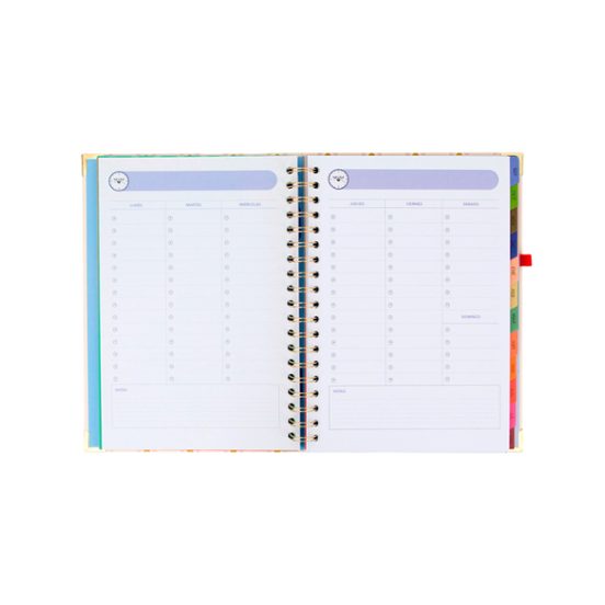 Agenda Mr. Wonderful 2026-27 semanal - Vive hoy, planea siempre - Imagen 4